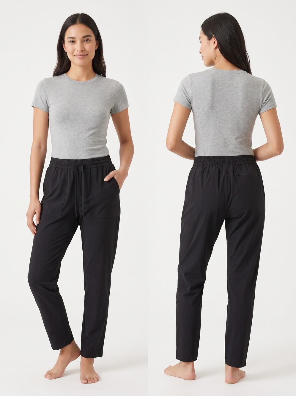 Jocckey Womens Large Black athletic Pants